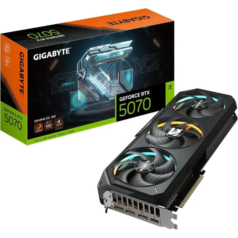 Gigabyte RTX 5070 GAMING OC 12GB GDDR7 | DLSS 4 y Ray Tracing