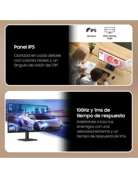 Samsung Essential S3 24" FHD IPS 100Hz Monitor | LS24D300GAUXEN