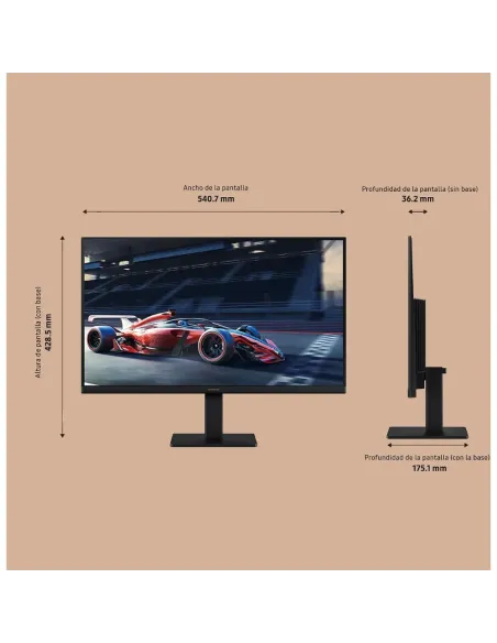 Samsung Essential S3 24" FHD IPS 100Hz Monitor | LS24D300GAUXEN