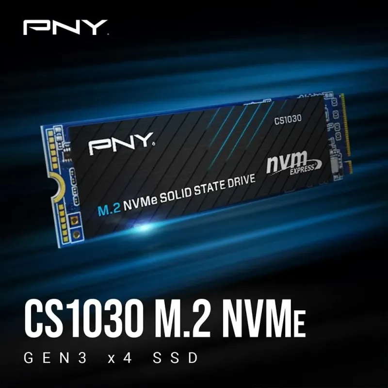 PNY CS1030 1TB M.2 NVMe PCIe Gen3 SSD | Up to 2100 MB/s