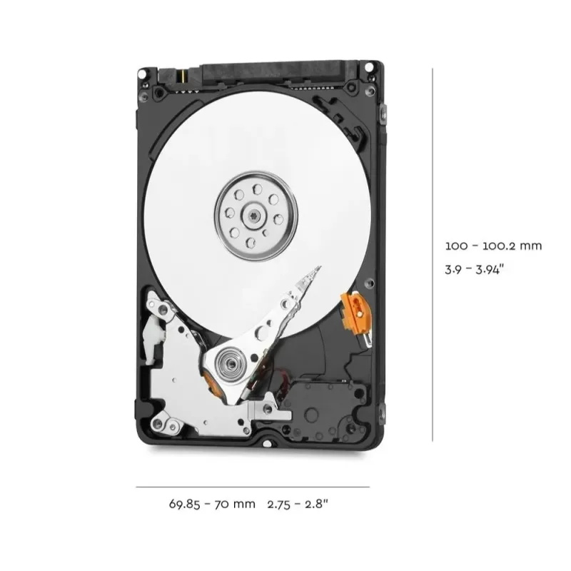 Disco Duro Portatil WD Blue 2TB 2.5 SATA 3 128MB WD20SPZX
