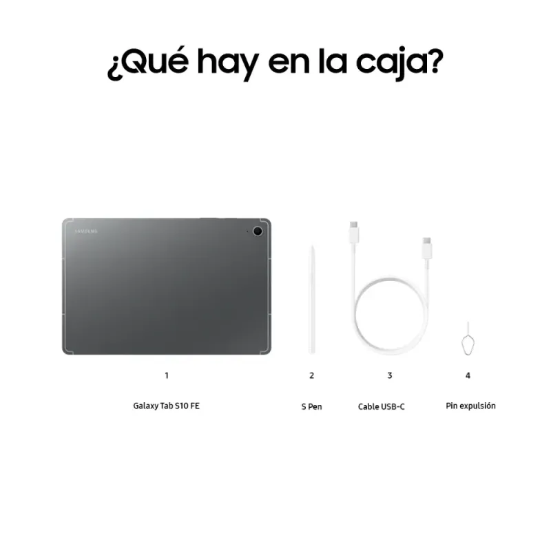 Samsung Galaxy Tab S10 FE 128GB Wifi | Potencia con S Pen y IP68