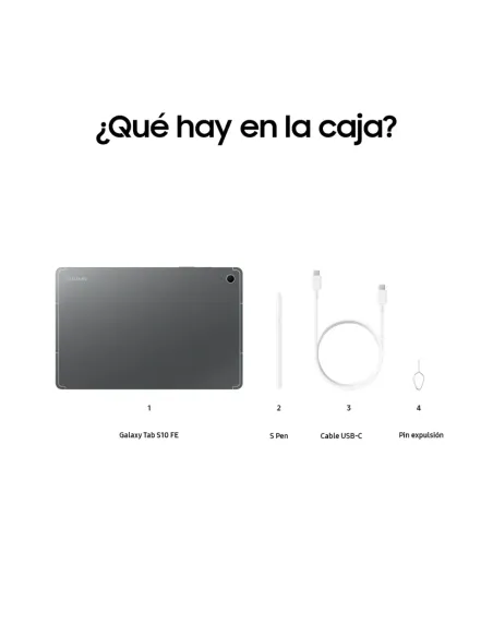 Samsung Galaxy Tab S10 FE 128GB Wifi | Potencia con S Pen y IP68