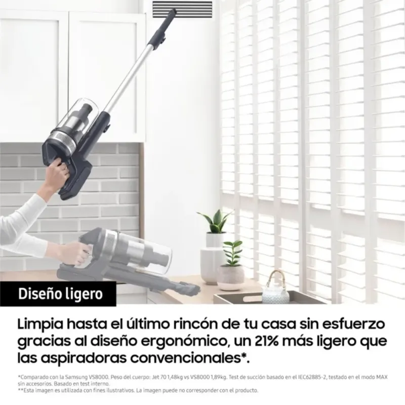 Samsung Jet 75E Pet Cordless Vacuum VS20B75AGR1 200AW