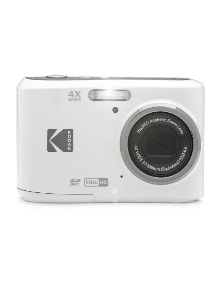 Kodak PIXPRO FZ45 White Camera 16MP 4x Zoom | Compact HD