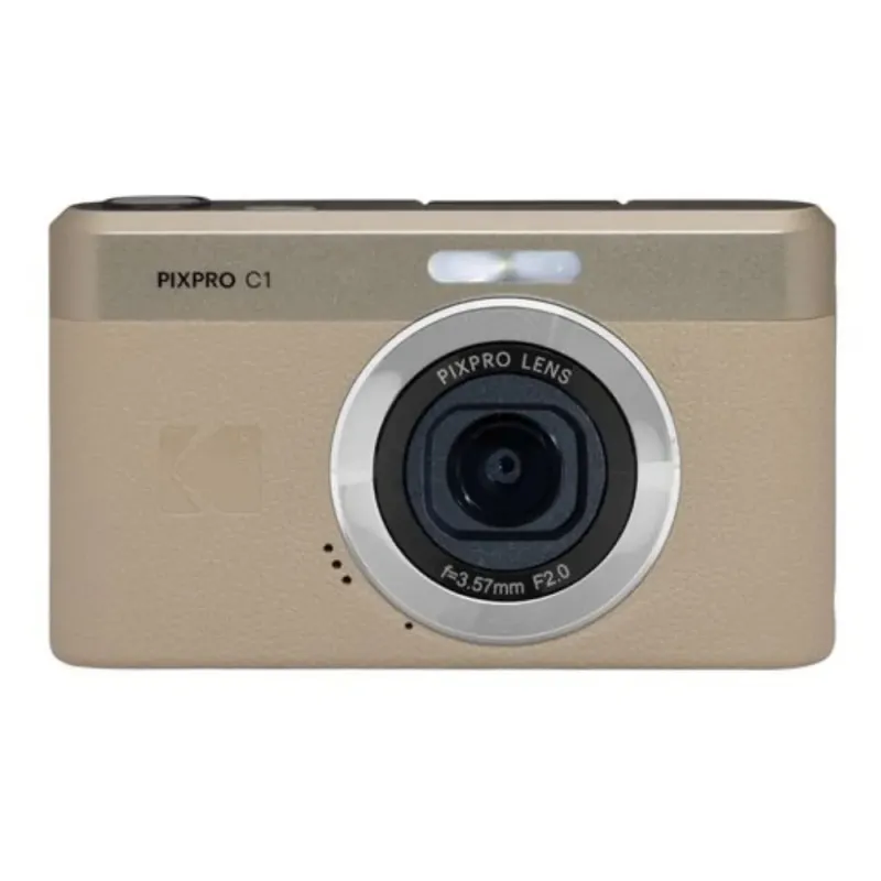 Cámara Kodak PIXPRO C1 Beige 13MP Pantalla Inclinable Full HD