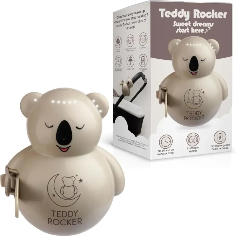 Teddy Rocker | Mecedora Automática Cochecito y Cuna | Sensor Llanto