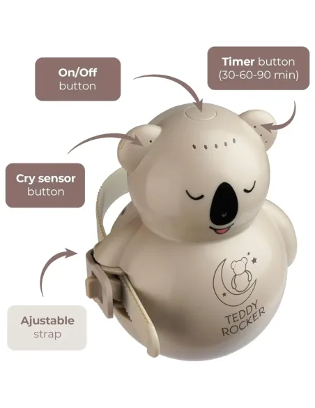 Teddy Rocker | Automatic Stroller Rocker & Cry Sensor | Baby Sleep