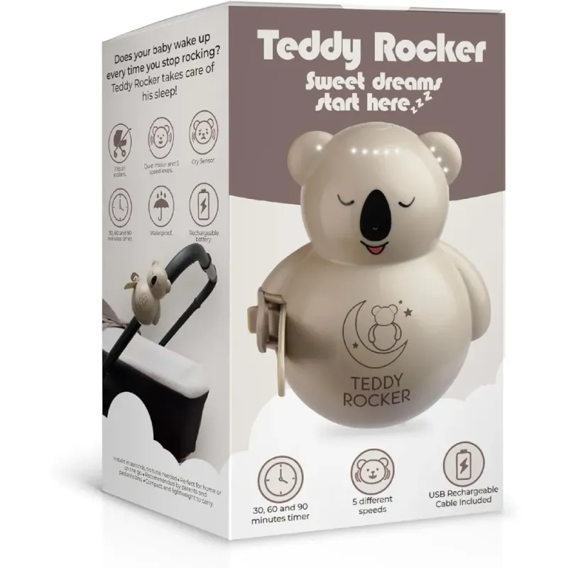 Teddy Rocker | Mecedora Automática Cochecito y Cuna | Sensor Llanto