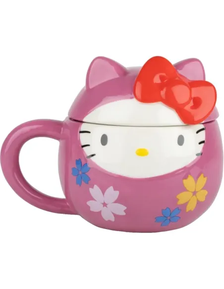 KONIX Hello Kitty Daruma 3D Mug 320 ml Official Sanrio Dishwasher