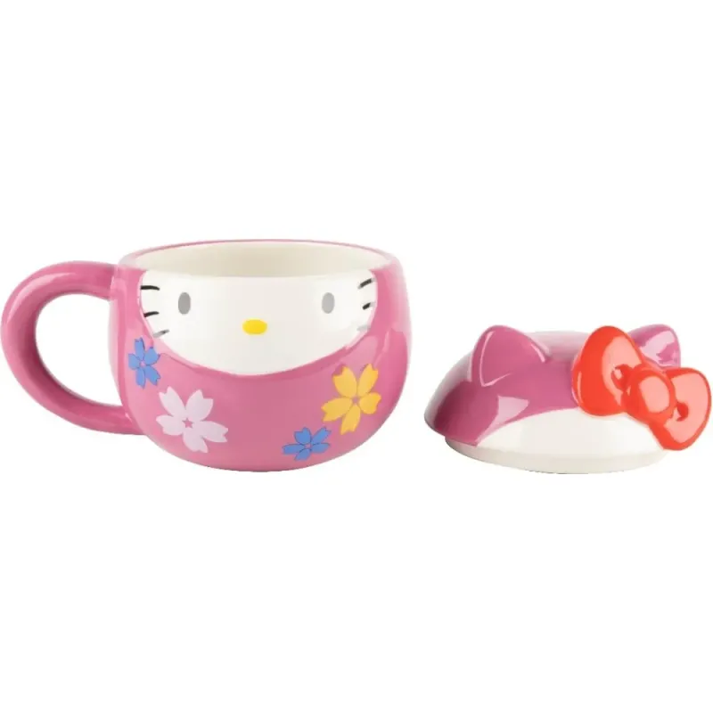 KONIX Hello Kitty Daruma 3D Mug 320 ml Official Sanrio Dishwasher