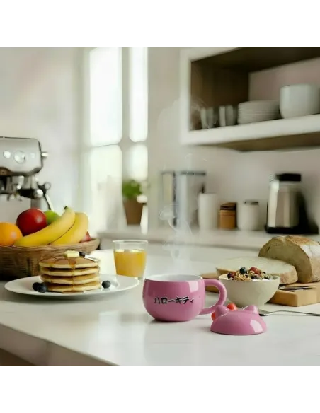 KONIX Hello Kitty Daruma 3D Mug 320 ml Official Sanrio Dishwasher