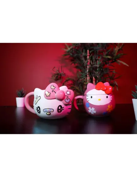KONIX Hello Kitty 3D Mug 500ml | Official Kawaii Ceramic Mug