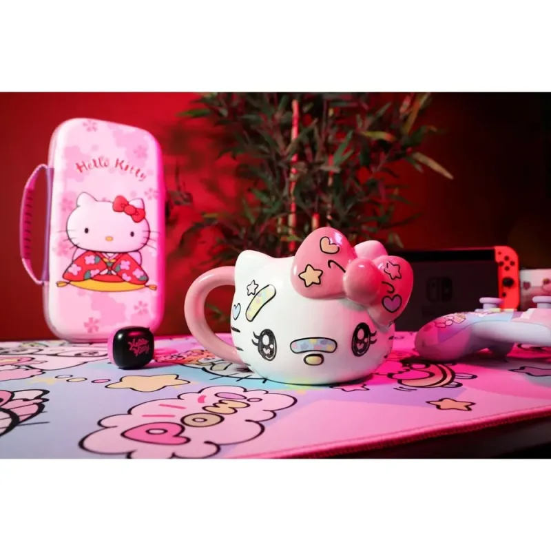 KONIX Hello Kitty 3D Mug 500ml | Official Kawaii Ceramic Mug