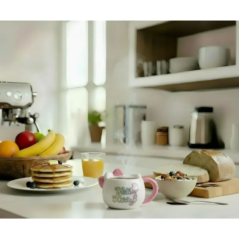 KONIX Hello Kitty 3D Mug 500ml | Official Kawaii Ceramic Mug