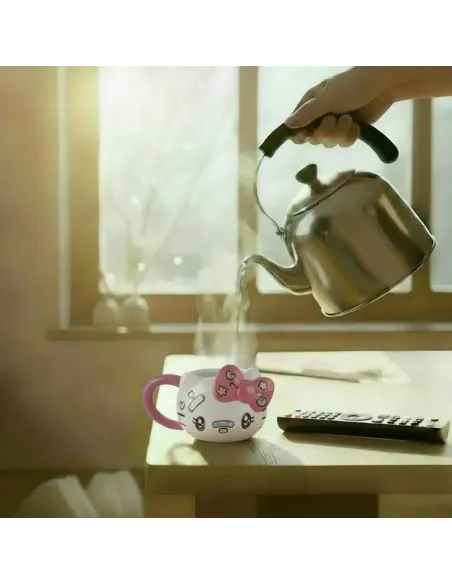KONIX Hello Kitty 3D Mug 500ml | Official Kawaii Ceramic Mug