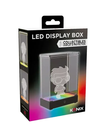 Caja Exposición LED KONIX Display Box | Urna Acrílica RGB Figuras