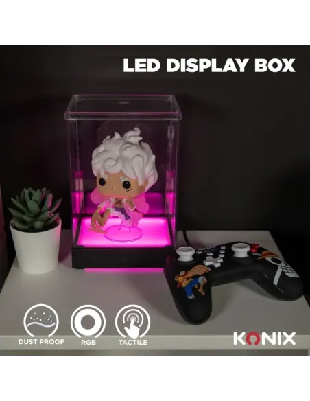 Caja Exposición LED KONIX Display Box | Urna Acrílica RGB Figuras