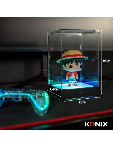 Caja Exposición LED KONIX Display Box | Urna Acrílica RGB Figuras