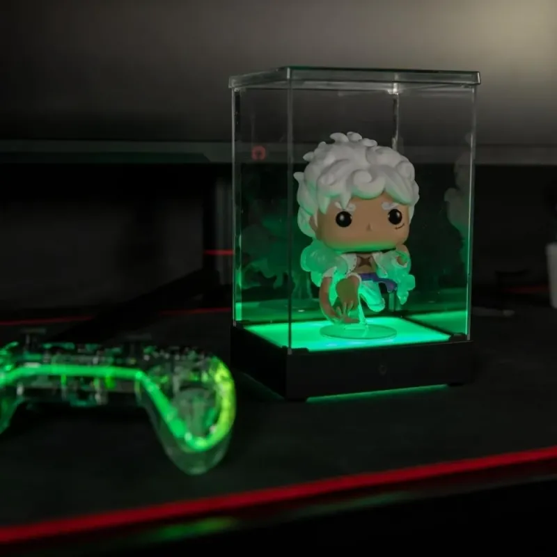 Caja Exposición LED KONIX Display Box | Urna Acrílica RGB Figuras