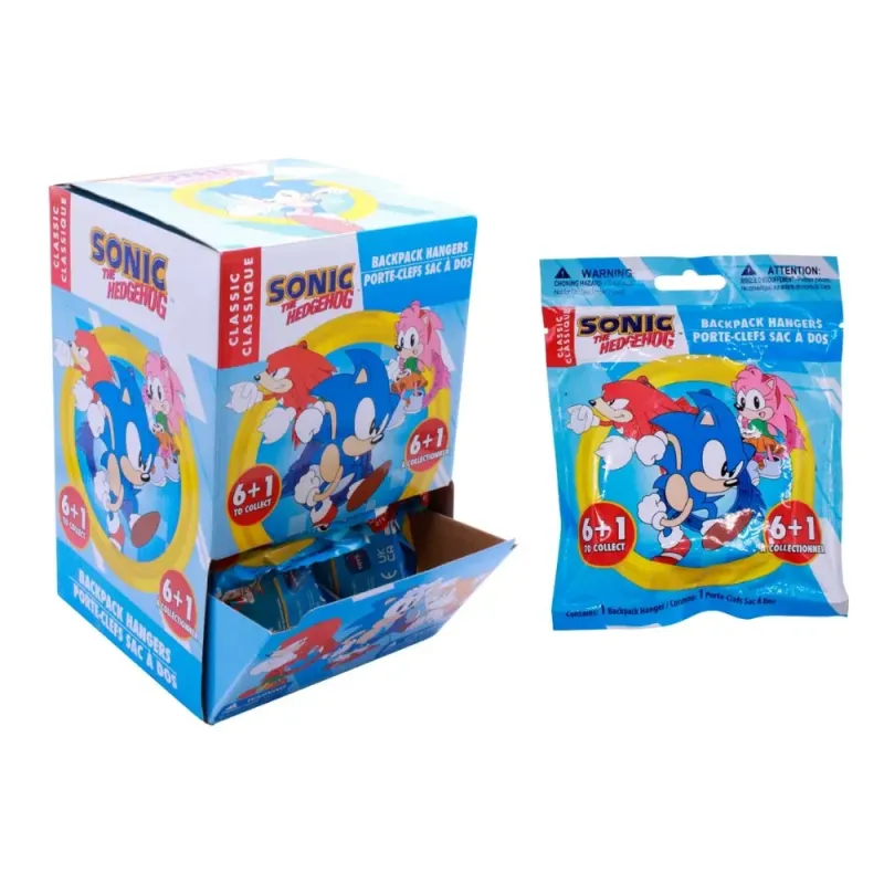 Colgador Mochila Sonic Serie 6 Just Toys | Figura Sorpresa Llavero