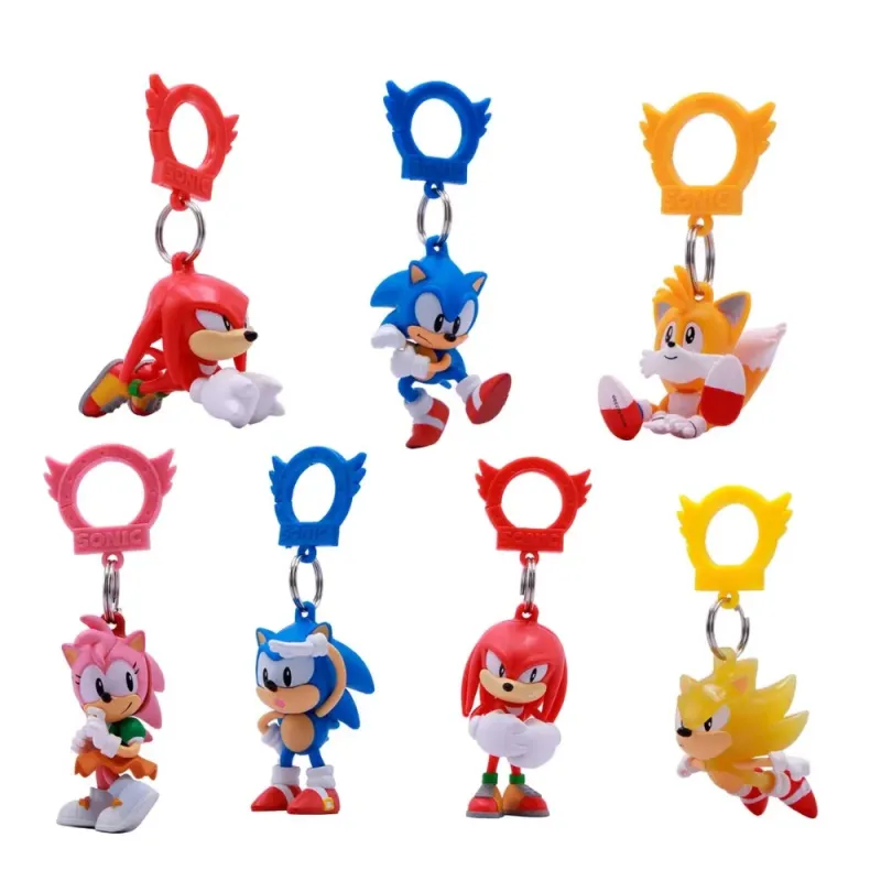 Colgador Mochila Sonic Serie 6 Just Toys | Figura Sorpresa Llavero