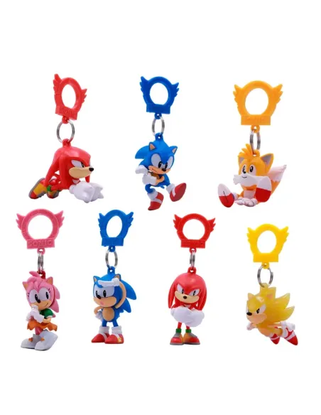 Colgador Mochila Sonic Serie 6 Just Toys | Figura Sorpresa Llavero