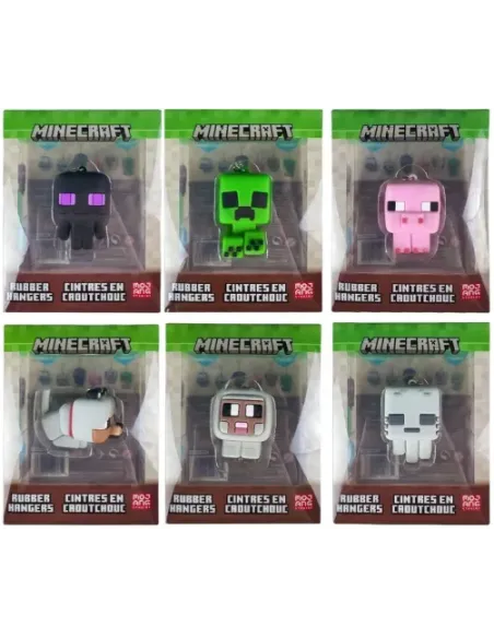 Just Toys Minecraft Rubber Hangers | Mystery Collectible Clip