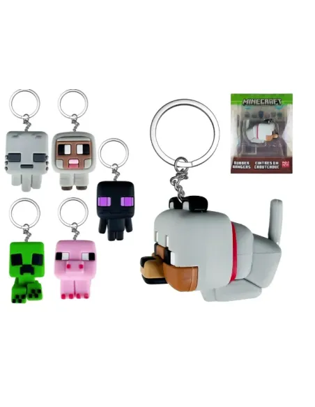 Just Toys Minecraft Rubber Hangers | Mystery Collectible Clip