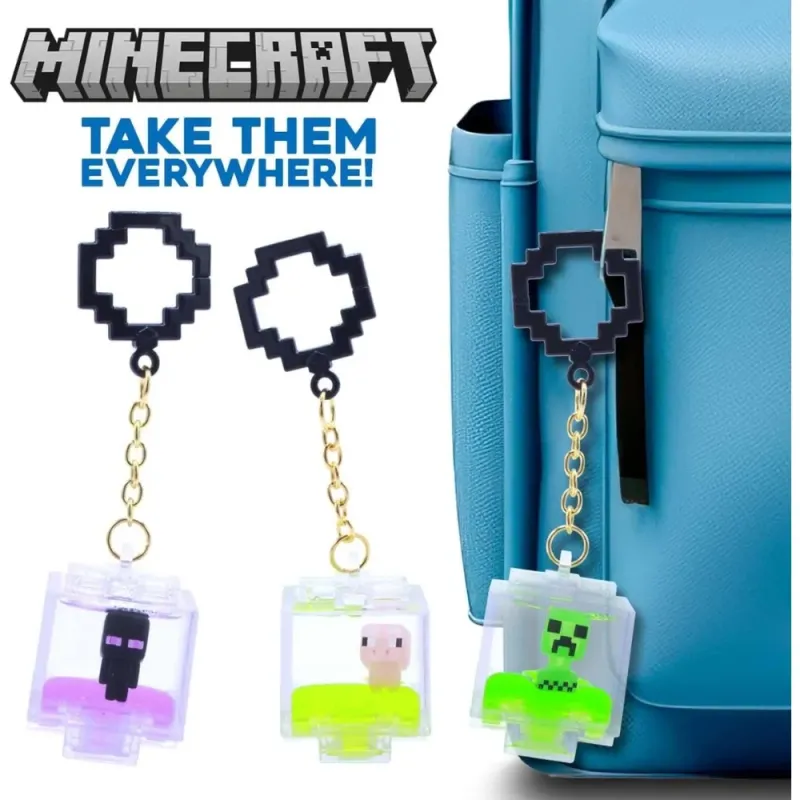 Colgante Mochila Minecraft Serie 2 Just Toys | Mini Charm Sorpresa