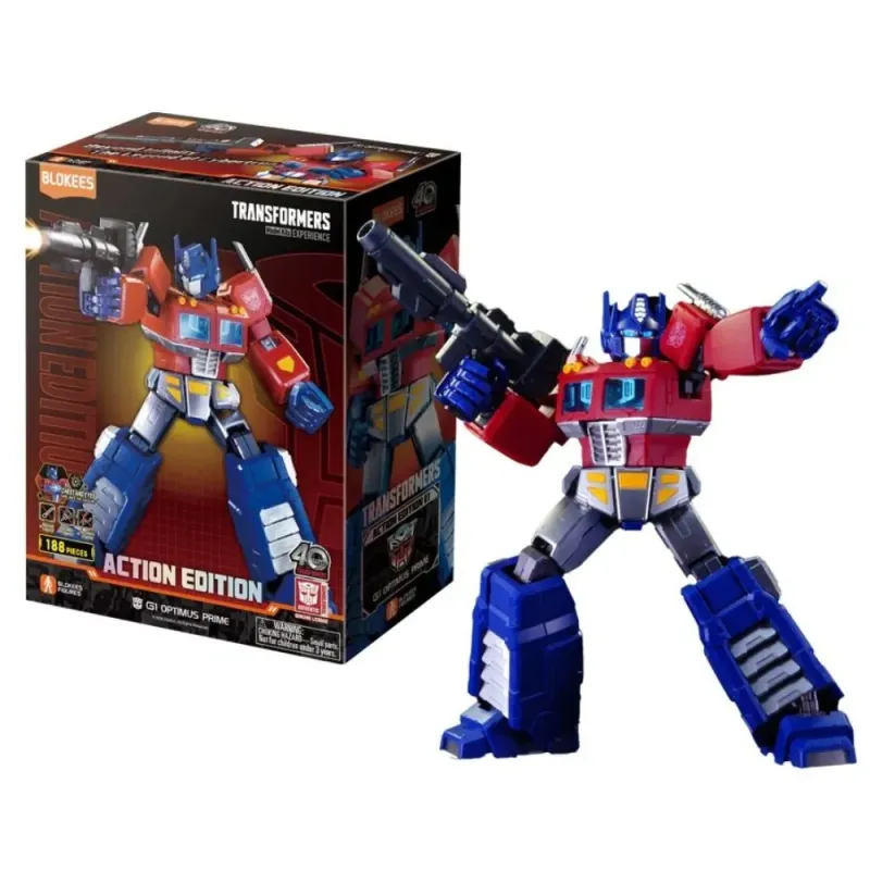 Blokees G1 Optimus Prime Figure 01 | 18cm Transformers LED Model