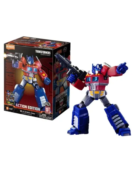 Blokees G1 Optimus Prime Figure 01 | 18cm Transformers LED Model