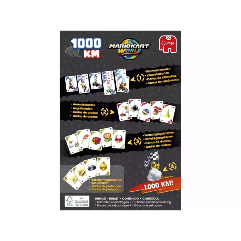Juego de Cartas 1000 km Mario World Tour | Comprar Online