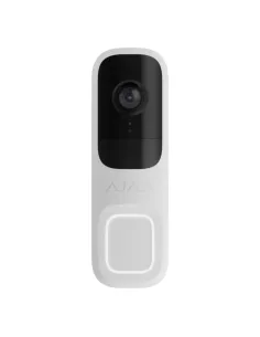 Smart Ajax Doorbell 4 White 4MP | Edge AI Video Intercom