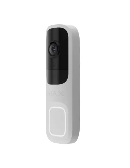 Smart Ajax Doorbell 4 White 4MP | Edge AI Video Intercom