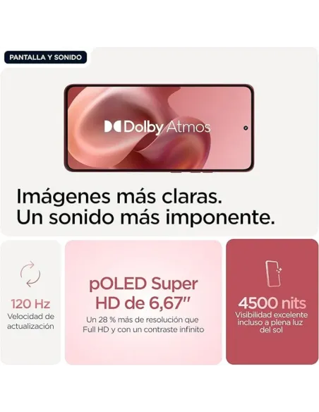 Motorola Moto G86 Power 5G 512GB Chrysanthemum | Comprar Online