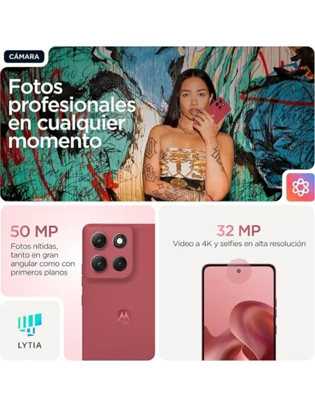 Motorola Moto G86 Power 5G 512GB Chrysanthemum | Comprar Online