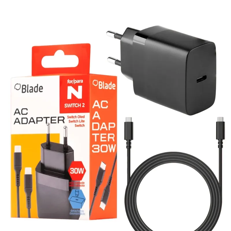 Comprar Blade Adaptador de Corriente para Switch 2