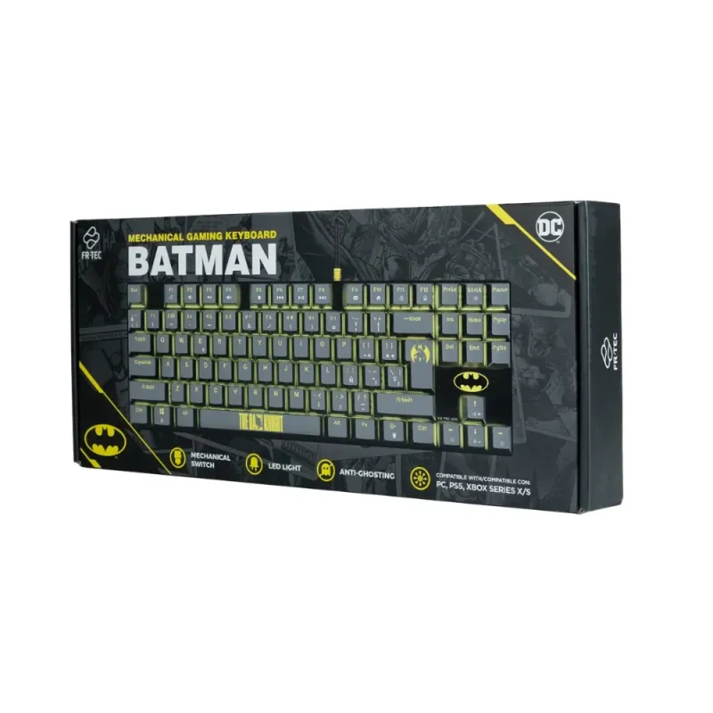 Comprar Online Teclado mecánico FR-TEC PC DC Keyboard Batman