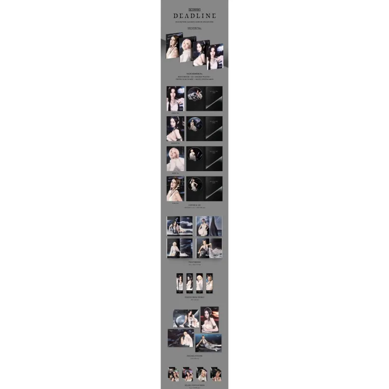 BLACKPINK DEADLINE Silver Ver Rosé Album | Official K-Pop