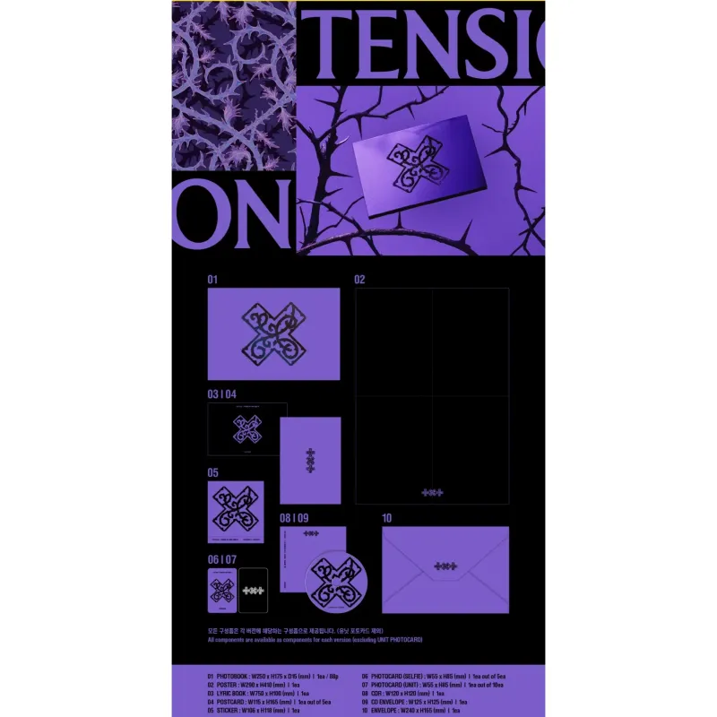 Álbum TXT 7TH YEAR Thorns 2 K-Pop Original | CD y Inclusiones