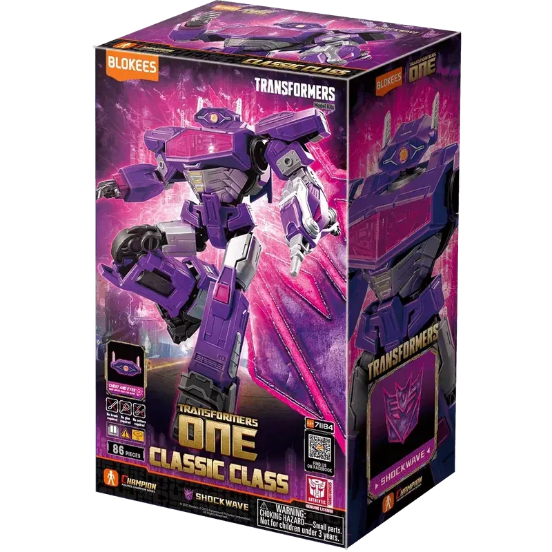Figura Classic Class Transformers 18: Shockwave Transformers One (Light-Up Eye