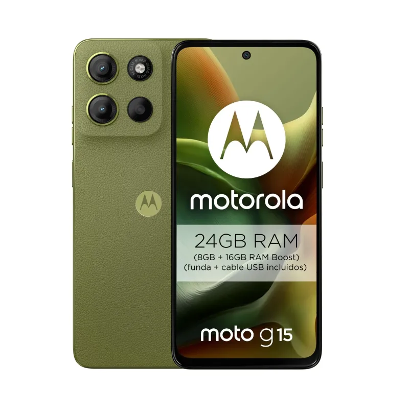 Motorola Moto G15 8GB/256GB Iguana Green | Great Value Phone