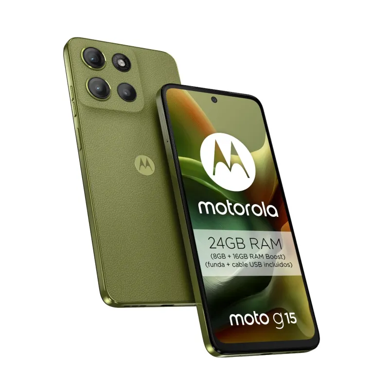 Motorola Moto G15 8GB/256GB Verde Iguana | Móvil Calidad Precio