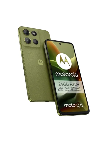 Motorola Moto G15 8GB/256GB Iguana Green | Great Value Phone