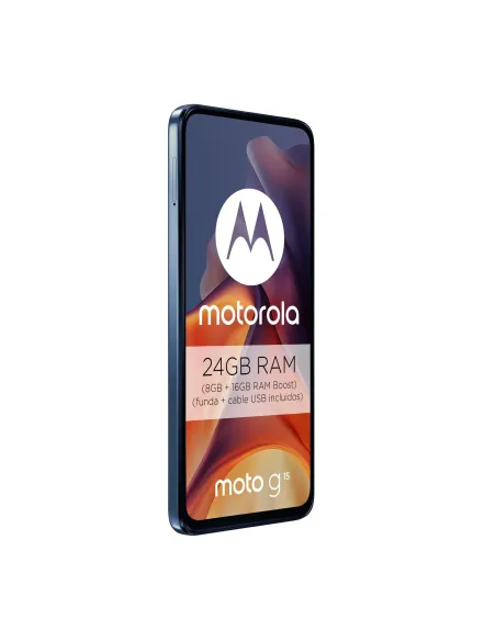 Motorola Moto G15 8GB/256GB Navy Peony | Móvil Calidad Precio