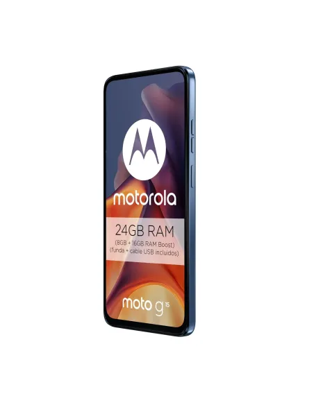 Motorola Moto G15 8GB/256GB Navy Peony | Móvil Calidad Precio