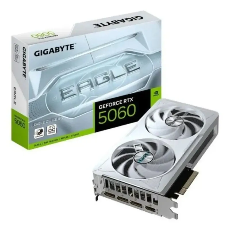 GIGABYTE GeForce RTX 5060 Eagle OC Ice 8G Tarjeta Gráfica