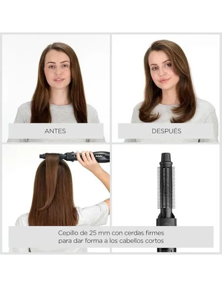 Cepillo de aire BaByliss Smooth Finish 1200W | Moldeador Iónico
