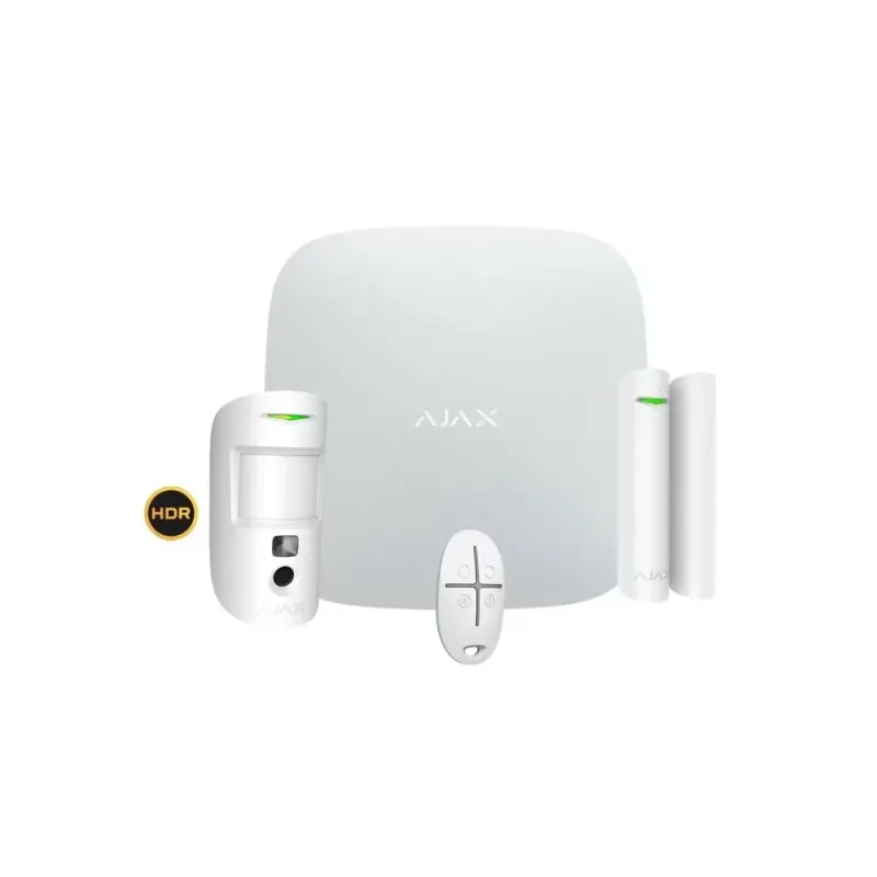 Ajax StarterKit Cam | Wireless Alarm Kit with Camera
